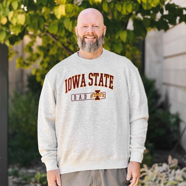 College House Iowa State Dad Oatmeal Crewneck